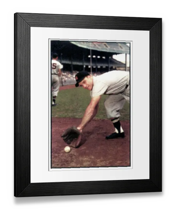 Framed Print : Baseball Card Of Eddie Yost Framed Print : Baseball Card Of Eddie Yost