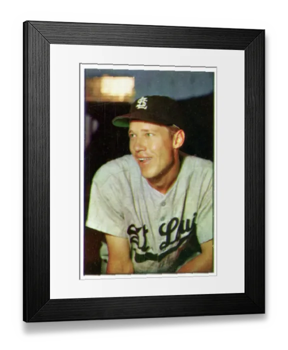 Framed Print : Baseball Card Of Don Lenhardt Framed Print : Baseball Card Of Don Lenhardt