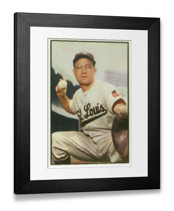 Framed Print : Baseball Card Of Clint Courtney Framed Print : Baseball Card Of Clint Courtney