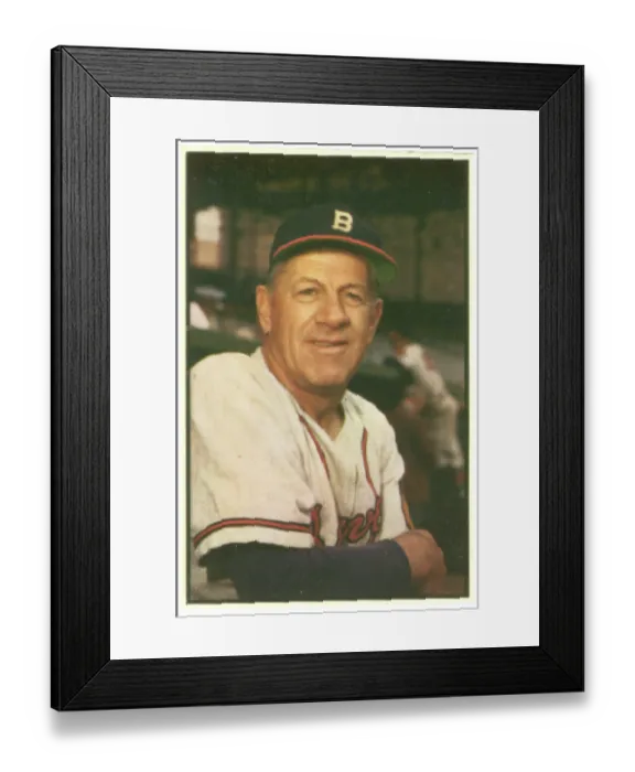 Framed Print : Baseball Card Of Charlie Grimm Framed Print : Baseball Card Of Charlie Grimm