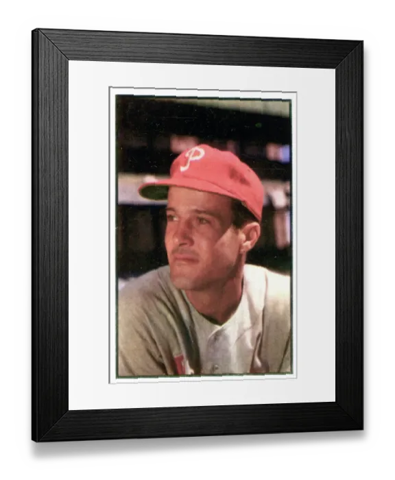 Framed Print : Baseball Card Of Connie Ryan Framed Print : Baseball Card Of Connie Ryan