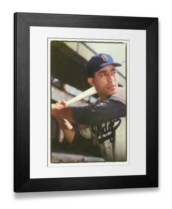 Framed Print : Baseball Card Of Carl Furillo Framed Print : Baseball Card Of Carl Furillo