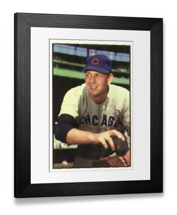 Framed Print : Baseball Card Of Bob Rush Framed Print : Baseball Card Of Bob Rush