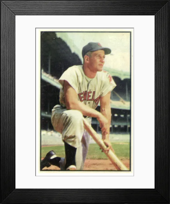 Framed Print : Baseball Card Of Al Rosen Framed Print : Baseball Card Of Al Rosen