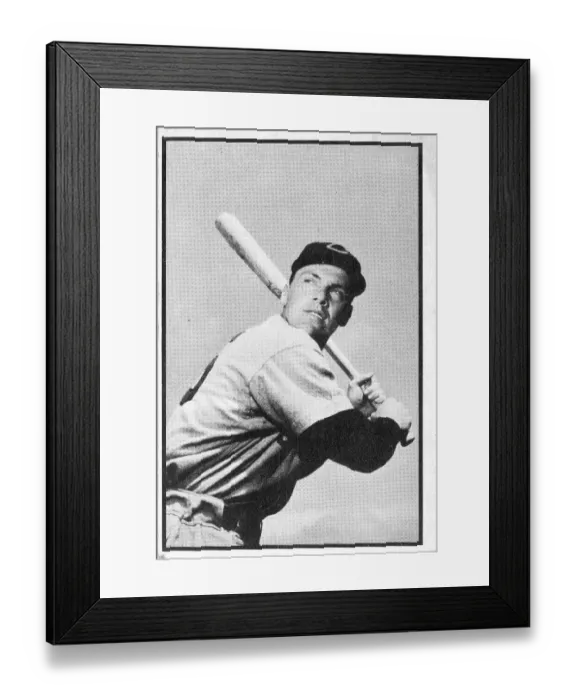 Framed Print : Gus Bell Gum Card Framed Print : Gus Bell Gum Card