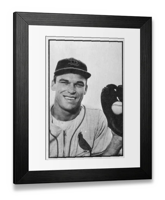 Framed Print : Dick Sisler Gum Card Framed Print : Dick Sisler Gum Card