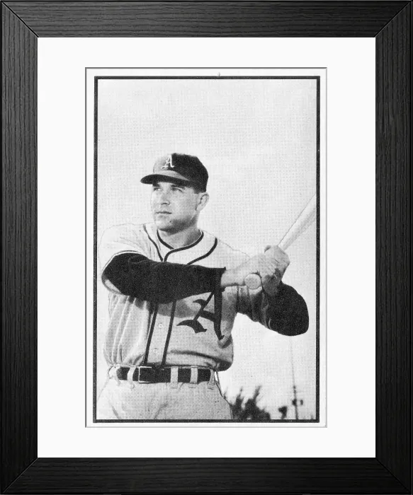 Framed Print : Eddie Robinson Gum Card Framed Print : Eddie Robinson Gum Card