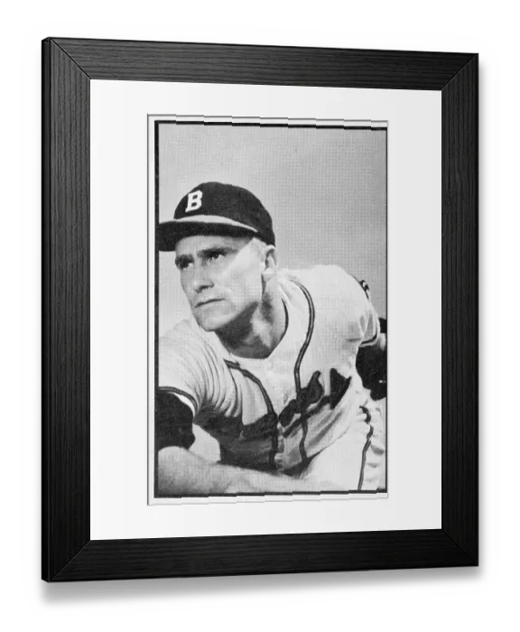 Framed Print : Lew Burdette Gum Card Framed Print : Lew Burdette Gum Card