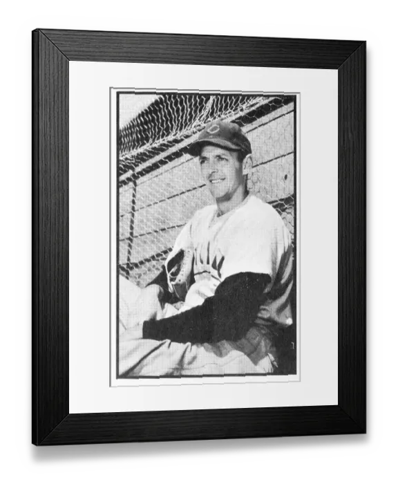 Framed Print : Roy Smalley Jr Gum Card Framed Print : Roy Smalley Jr Gum Card