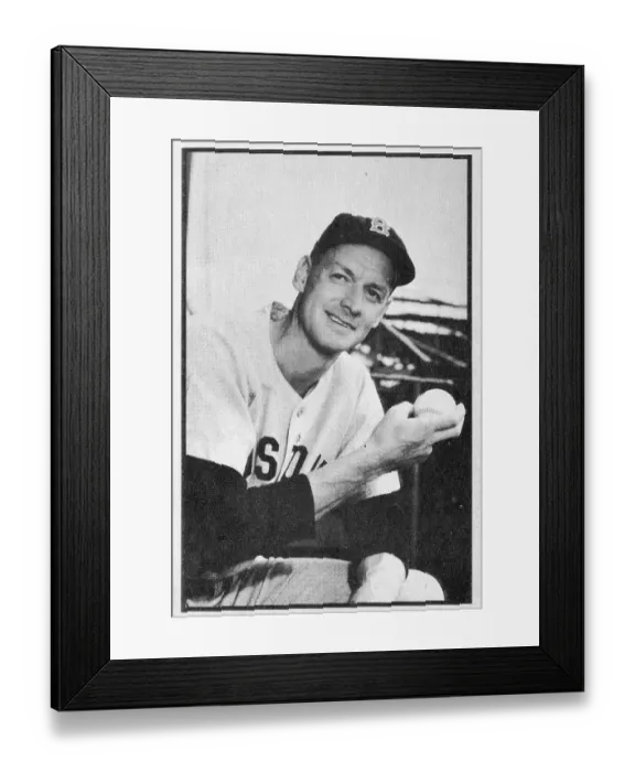 Framed Print : Sid Hudson Gum Card Framed Print : Sid Hudson Gum Card