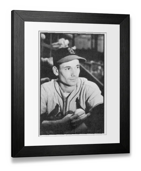 Framed Print : Stu Miller Gum Card Framed Print : Stu Miller Gum Card