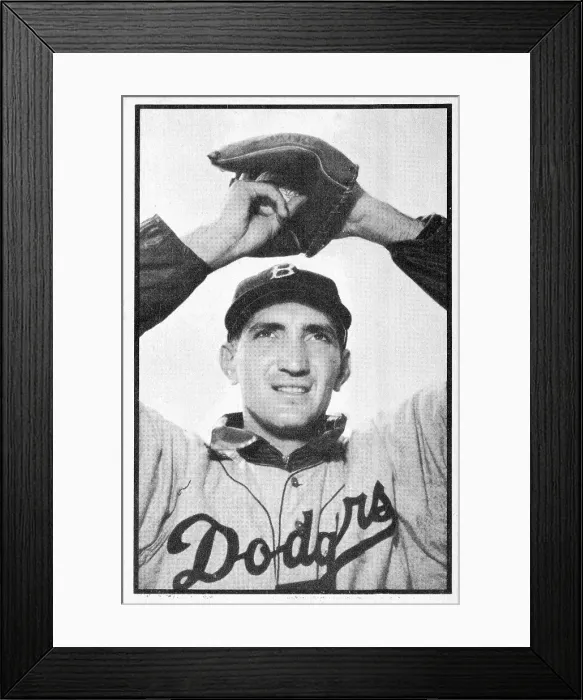 Framed Print : Ralph Branca Gum Card Framed Print : Ralph Branca Gum Card