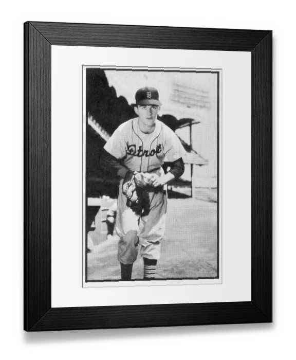 Framed Print : Baseball Card Of Billy Hoeft Framed Print : Baseball Card Of Billy Hoeft