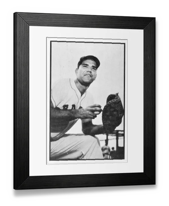 Framed Print : Baseball Card Of Dick Gernert Framed Print : Baseball Card Of Dick Gernert