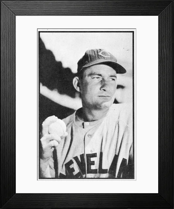 Framed Print : Baseball Card Of Bob Lemon Framed Print : Baseball Card Of Bob Lemon