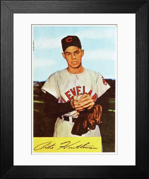 Framed Print : Art Houtteman Baseball Card Framed Print : Art Houtteman Baseball Card