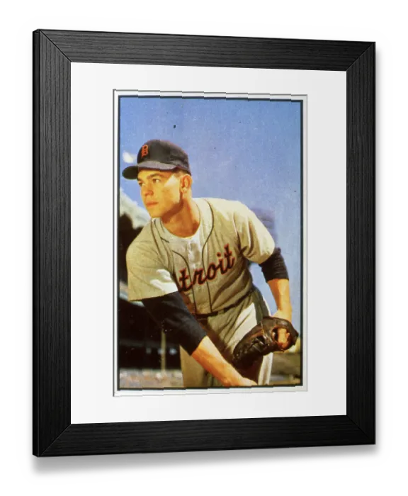 Framed Print : Art Houtteman Baseball Card Framed Print : Art Houtteman Baseball Card