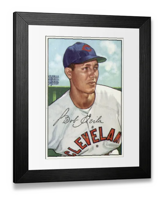 Framed Print : Baseball Card Of Bobby Avila Framed Print : Baseball Card Of Bobby Avila