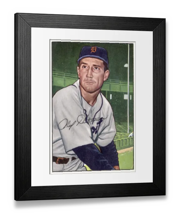 Framed Print : Baseball Card Of Fred Hutchinson