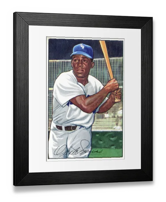 Framed Print : Baseball Card Of Minnie Minoso Framed Print : Baseball Card Of Minnie Minoso