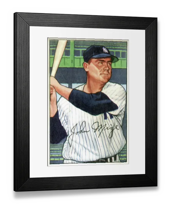 Framed Print : Baseball Card Of Johnny Mize Framed Print : Baseball Card Of Johnny Mize