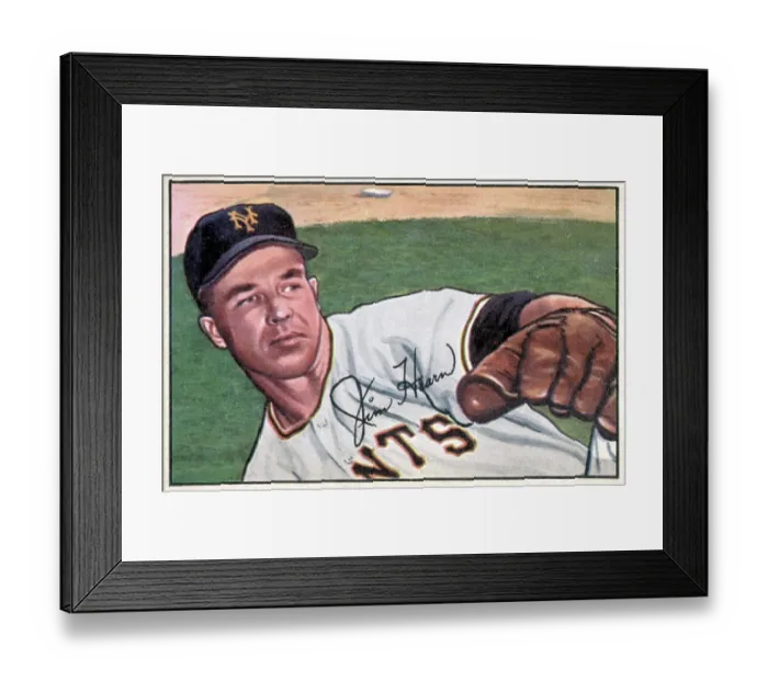 Framed Print : Baseball Card Of Jim Hearn Framed Print : Baseball Card Of Jim Hearn