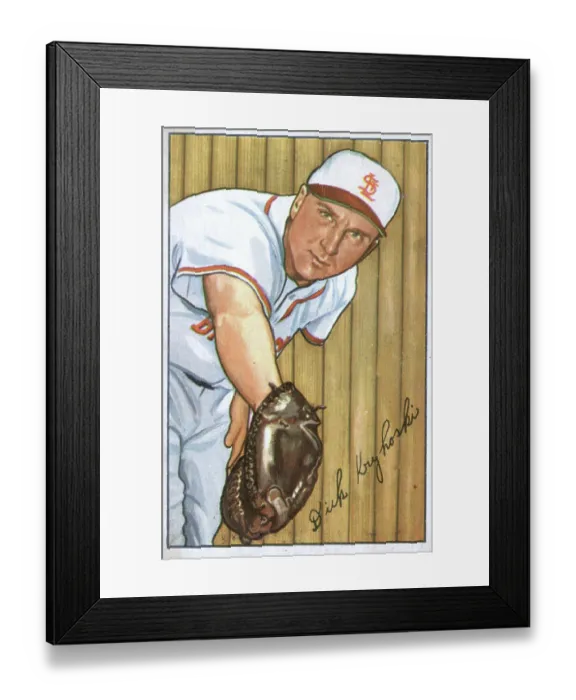 Framed Print : Baseball Card Of Dick Kryhoski Framed Print : Baseball Card Of Dick Kryhoski