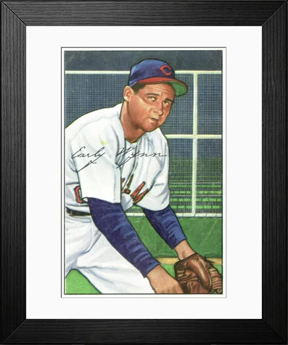 Framed Print : Baseball Card Of Early Wynn Framed Print : Baseball Card Of Early Wynn