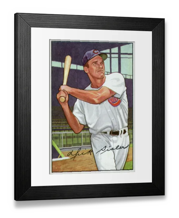 Framed Print : Baseball Card Of Dick Sister Framed Print : Baseball Card Of Dick Sister