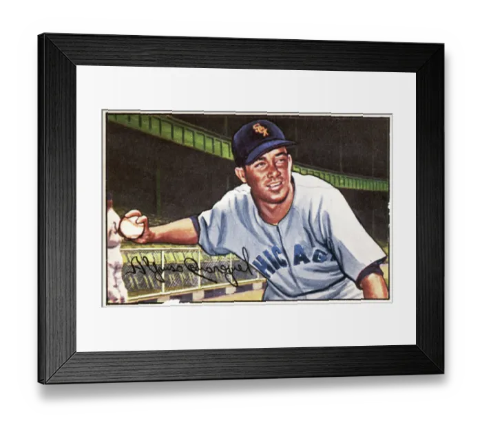 Framed Print : Baseball Card Of Chico Carresquel Framed Print : Baseball Card Of Chico Carresquel