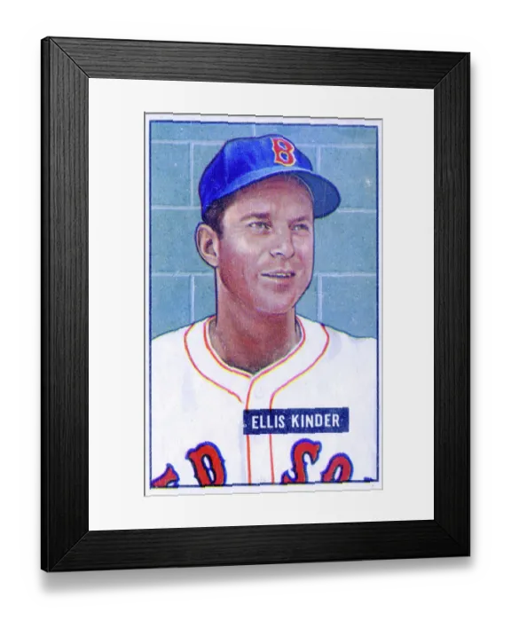 Framed Print : Ellis Kinder Baseball Card Framed Print : Ellis Kinder Baseball Card