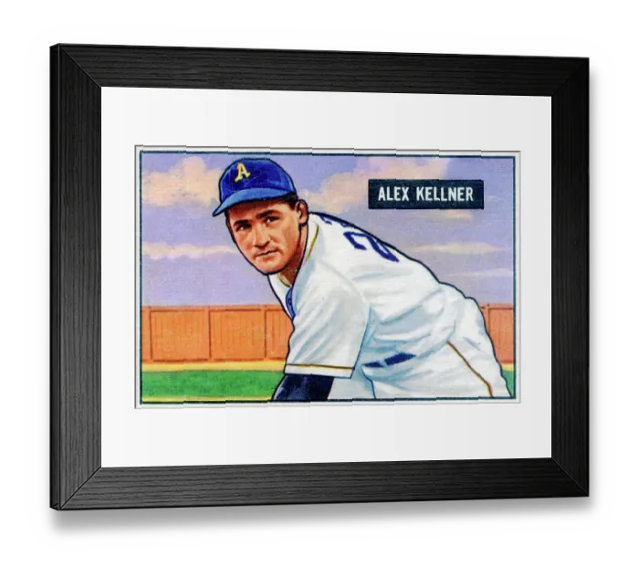 Framed Print : Alex Kellner Baseball Card Framed Print : Alex Kellner Baseball Card