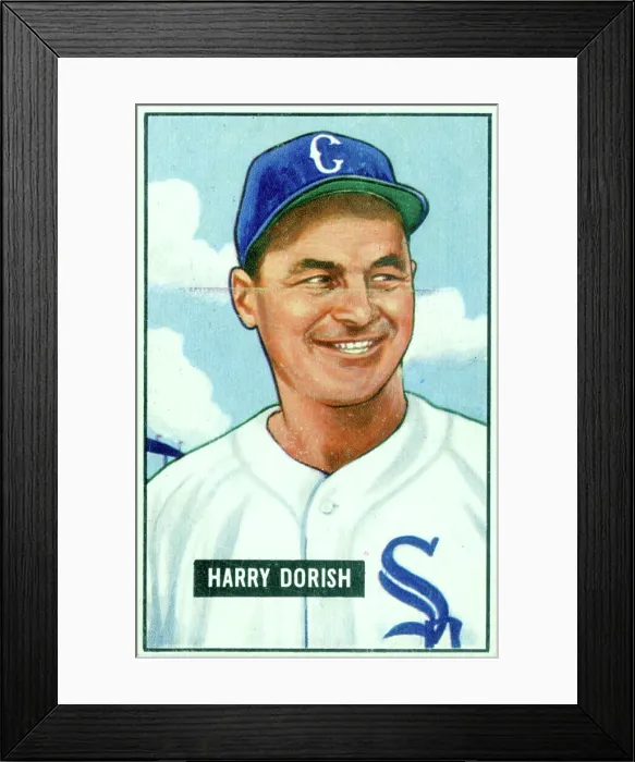 Framed Print : Harry Dorish Baseball Card Framed Print : Harry Dorish Baseball Card