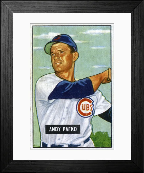 Framed Print : Baseball Card Of Andy Pafko Framed Print : Baseball Card Of Andy Pafko