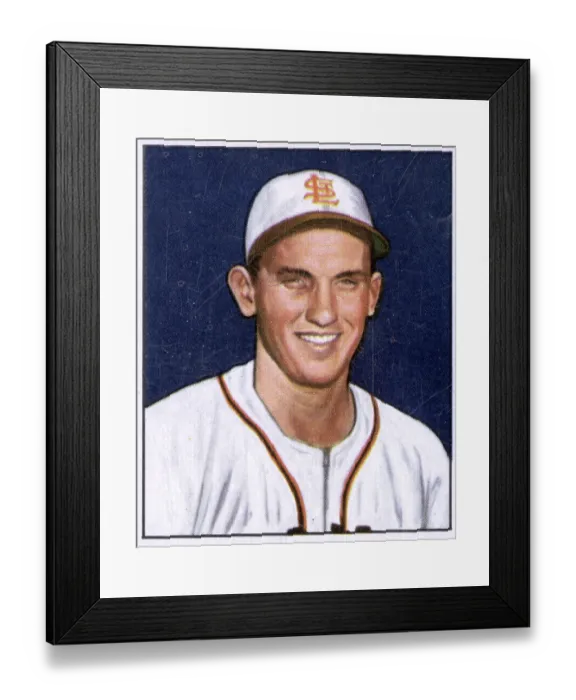 Framed Print : Baseball Card Of Les Moss Framed Print : Baseball Card Of Les Moss
