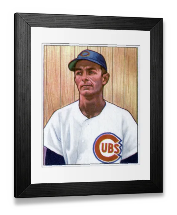Framed Print : Baseball Card Of Roy Smalley Framed Print : Baseball Card Of Roy Smalley