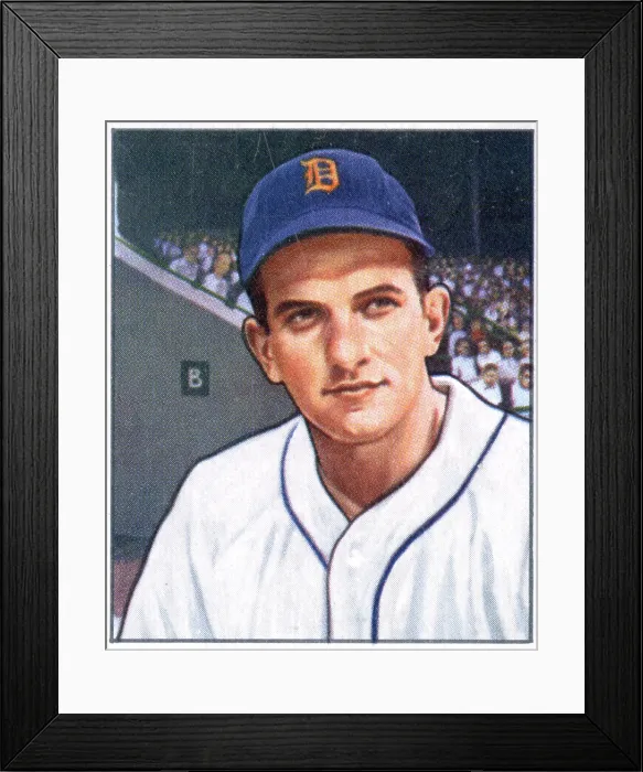 Framed Print : Baseball Card Of Johnny Groth Framed Print : Baseball Card Of Johnny Groth