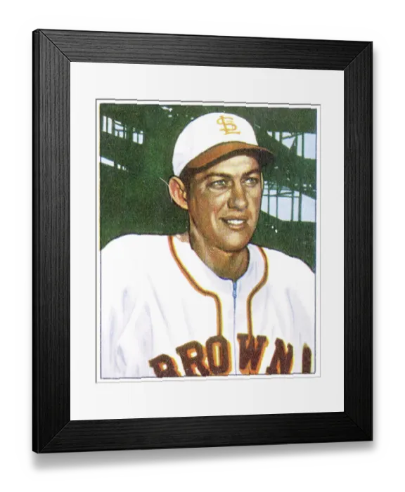 Framed Print : Baseball Card Of Sherm Lollar Framed Print : Baseball Card Of Sherm Lollar