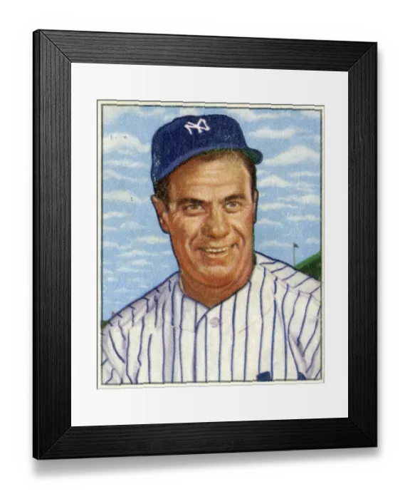 Framed Print : Baseball Card Of Hank Bauer Framed Print : Baseball Card Of Hank Bauer