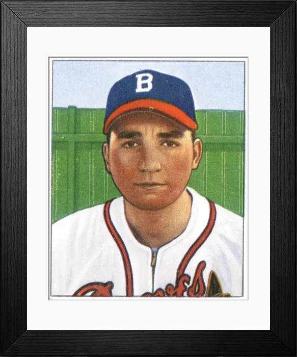 Framed Print : Baseball Card Of Johnny Antonelli Framed Print : Baseball Card Of Johnny Antonelli