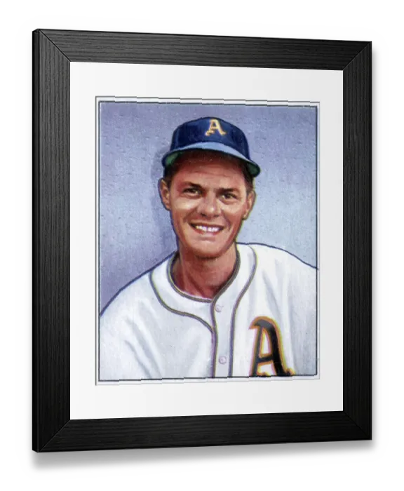 Framed Print : Baseball Card Of Eddie Joost Framed Print : Baseball Card Of Eddie Joost