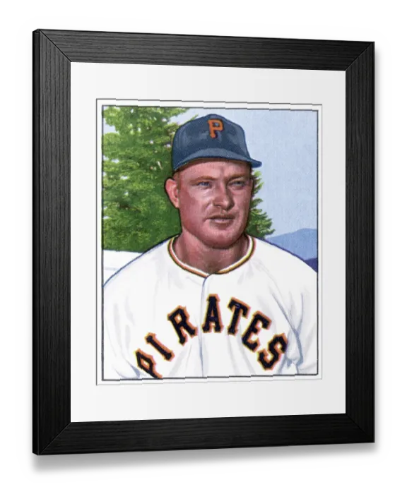 Framed Print : Baseball Card Of Clyde McCullough Framed Print : Baseball Card Of Clyde McCullough