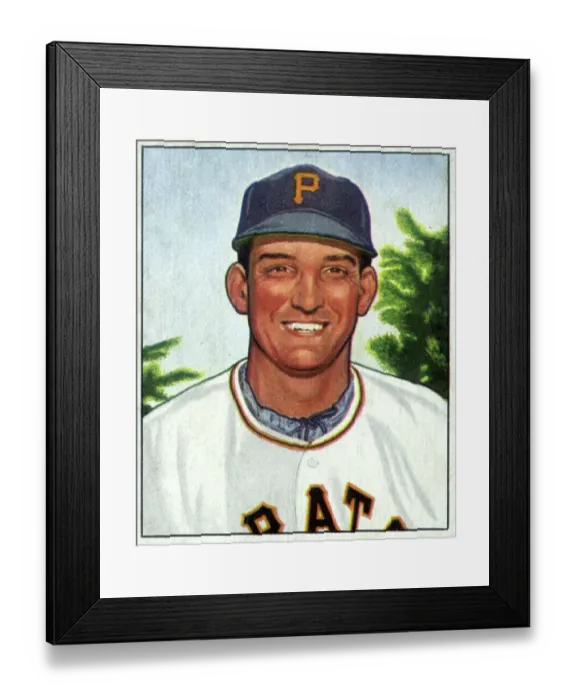 Framed Print : Baseball Card Of Bill Werle Framed Print : Baseball Card Of Bill Werle