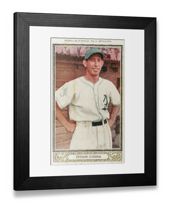Framed Print : Portrait Of Fermin Guerra Framed Print : Portrait Of Fermin Guerra
