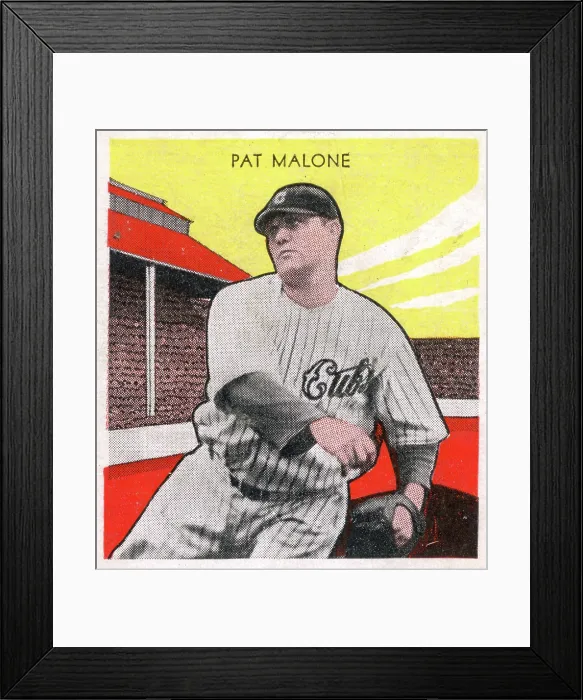 Framed Print : Gum Card Of Pat Malone Framed Print : Gum Card Of Pat Malone