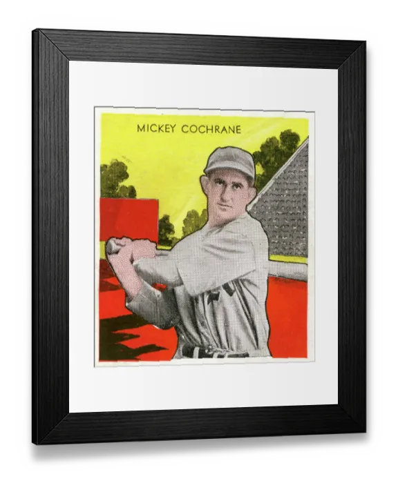 Framed Print : Gum Card Of Mickey Cochrane Framed Print : Gum Card Of Mickey Cochrane