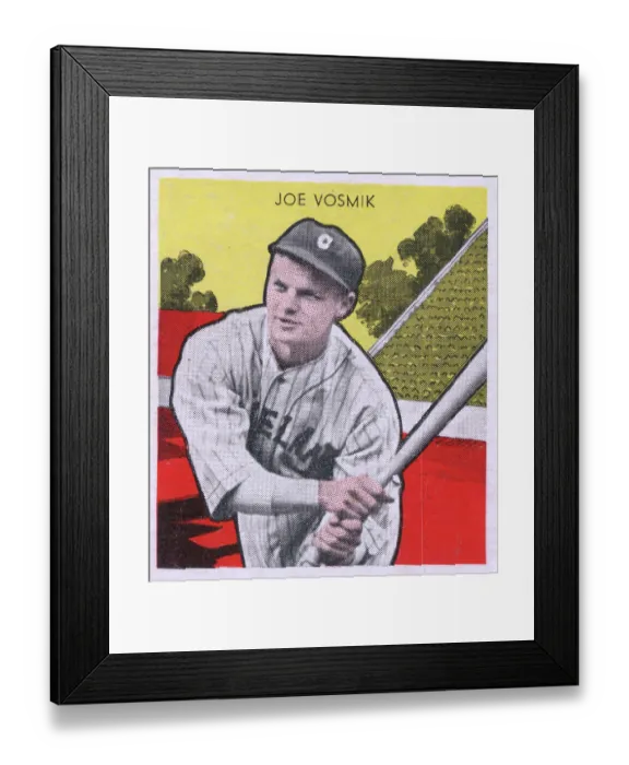 Framed Print : Joe Vosmik Gum Card Framed Print : Joe Vosmik Gum Card