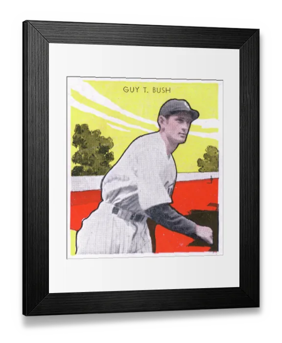 Framed Print : Guy Bush Gum Card Framed Print : Guy Bush Gum Card