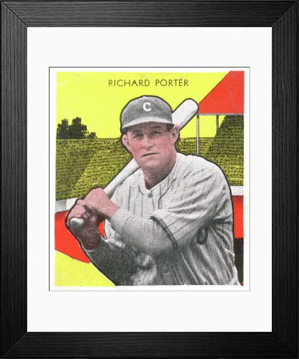Framed Print : Dick Porter Gum Card Framed Print : Dick Porter Gum Card