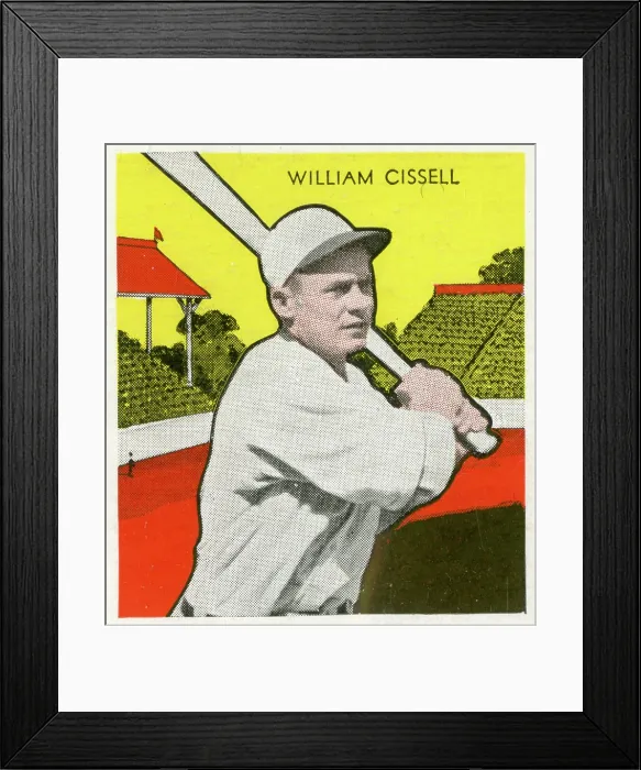 Framed Print : Gum Card Of Bill Cissell Framed Print : Gum Card Of Bill Cissell